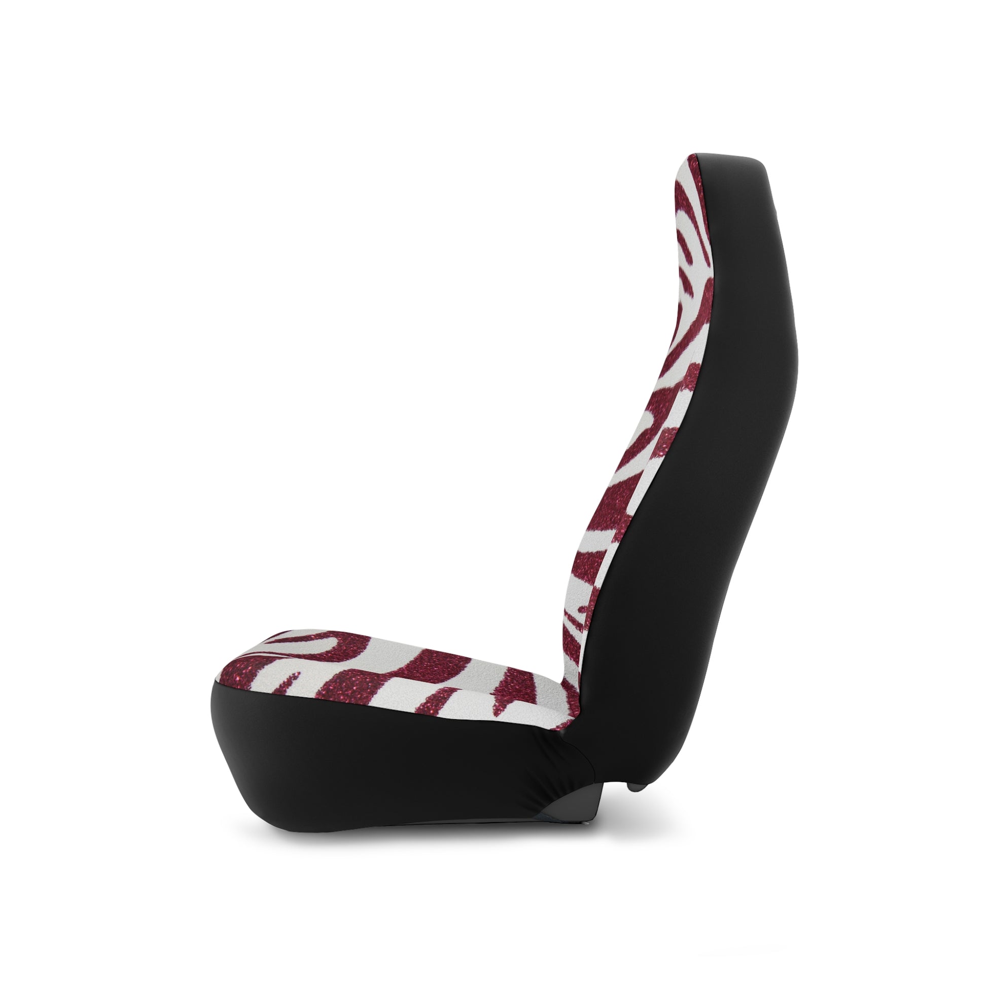 Red Zebra Car Seat Cover