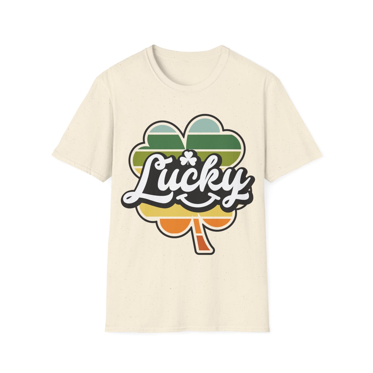 Lucky Shamrock St. Patty's Day Retro T-Shirt