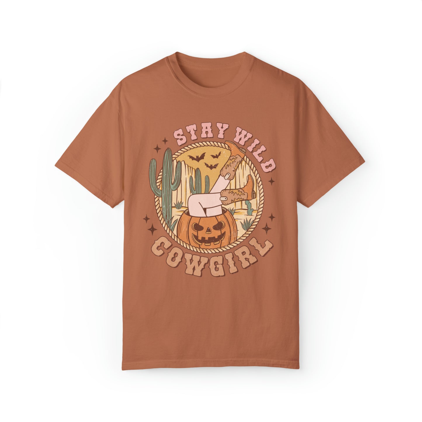 Comfort Colors Stay Wild Cowgirl Western Halloween Shirt
