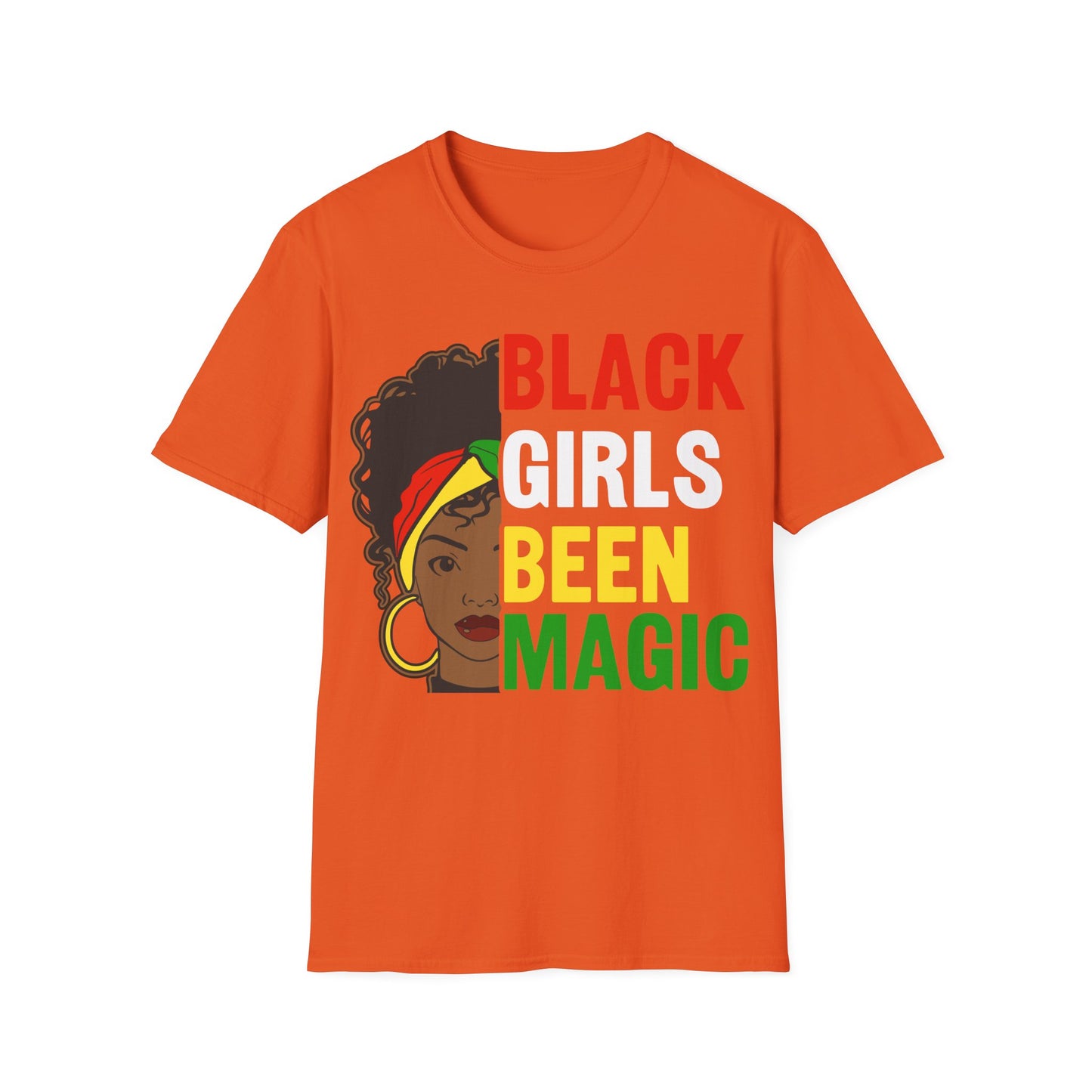 Black Girls Been Magic Unisex Softstyle T-Shirt – Celebrate Empowerment & Culture