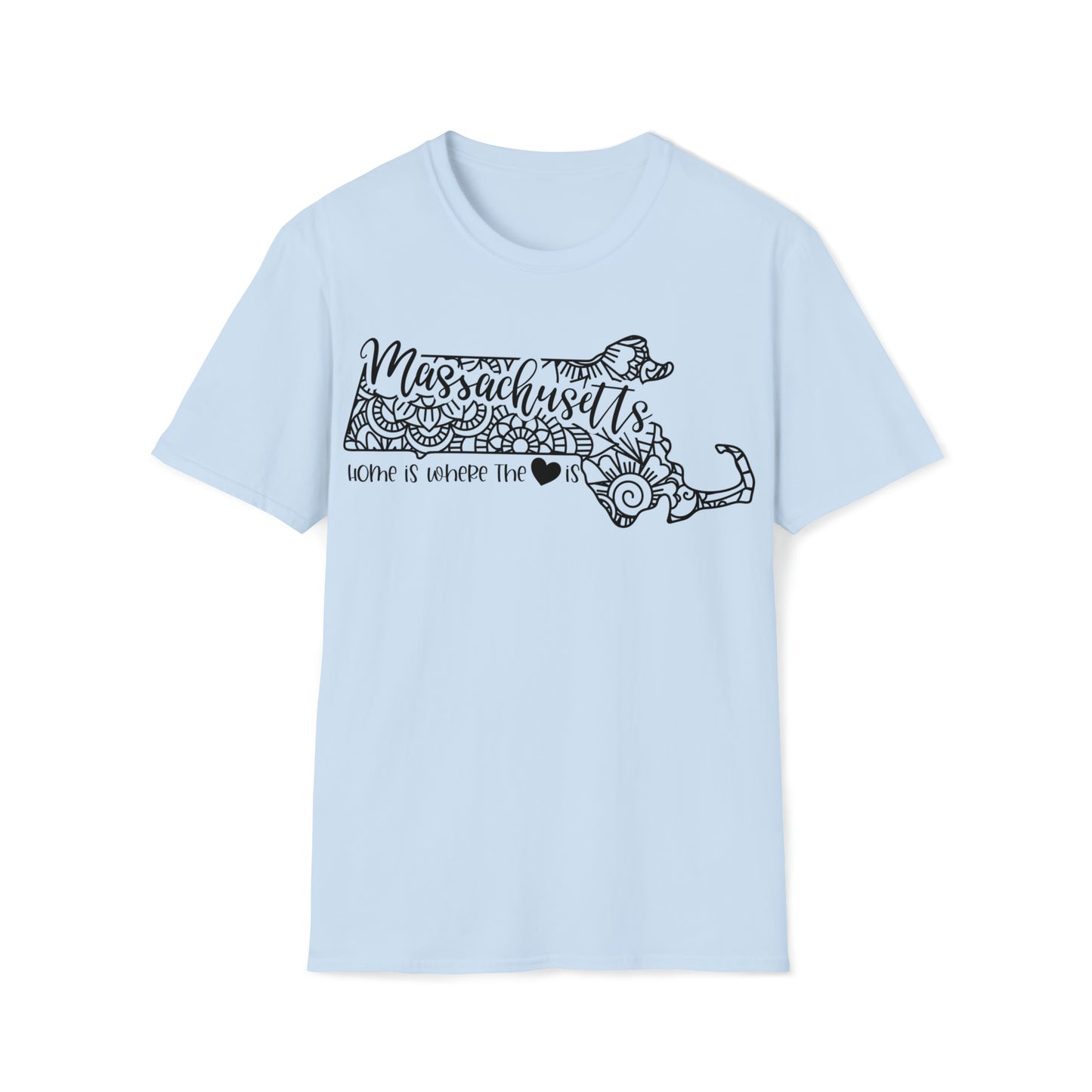 Massachusetts is Where the Heart is T-Shirt