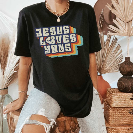 Jesus Loves You Christian Shirt