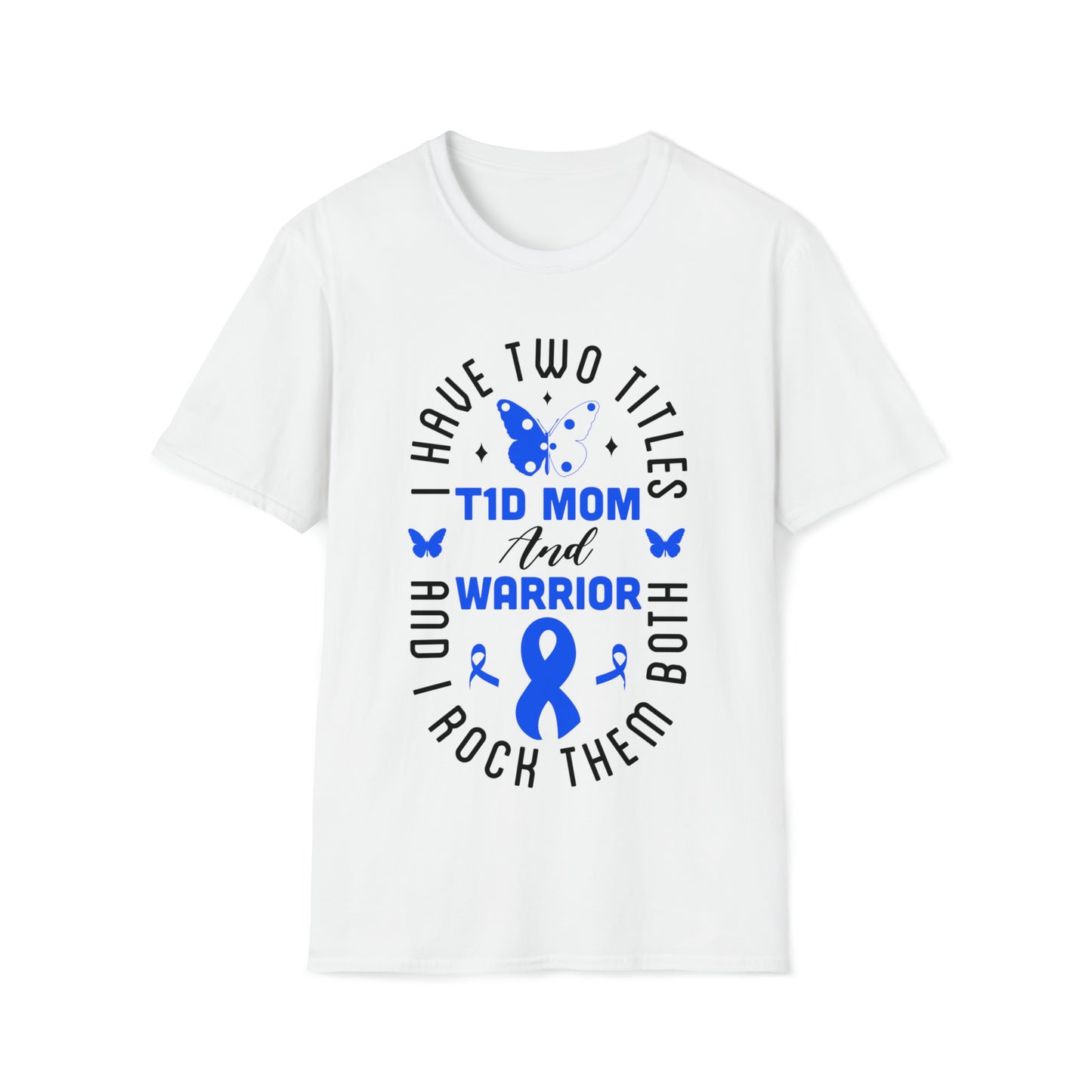 Type 1 Diabetes Mom and Warrior, Diabetes Awareness Shirt