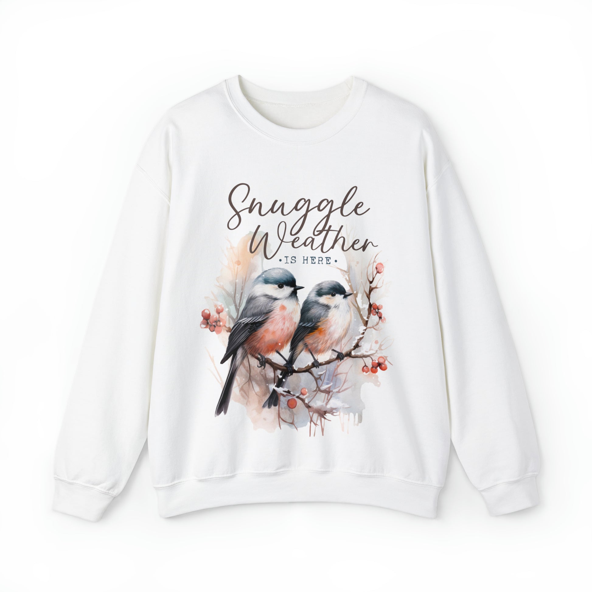 Snuggle Weather Is Here Love Birds Wanderlust Sweatshirt