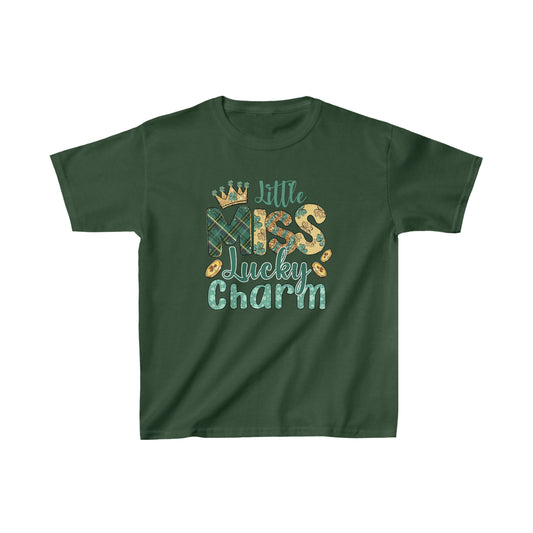 Little Miss Lucky Charm St. Patrick's Day Kids T-Shirt