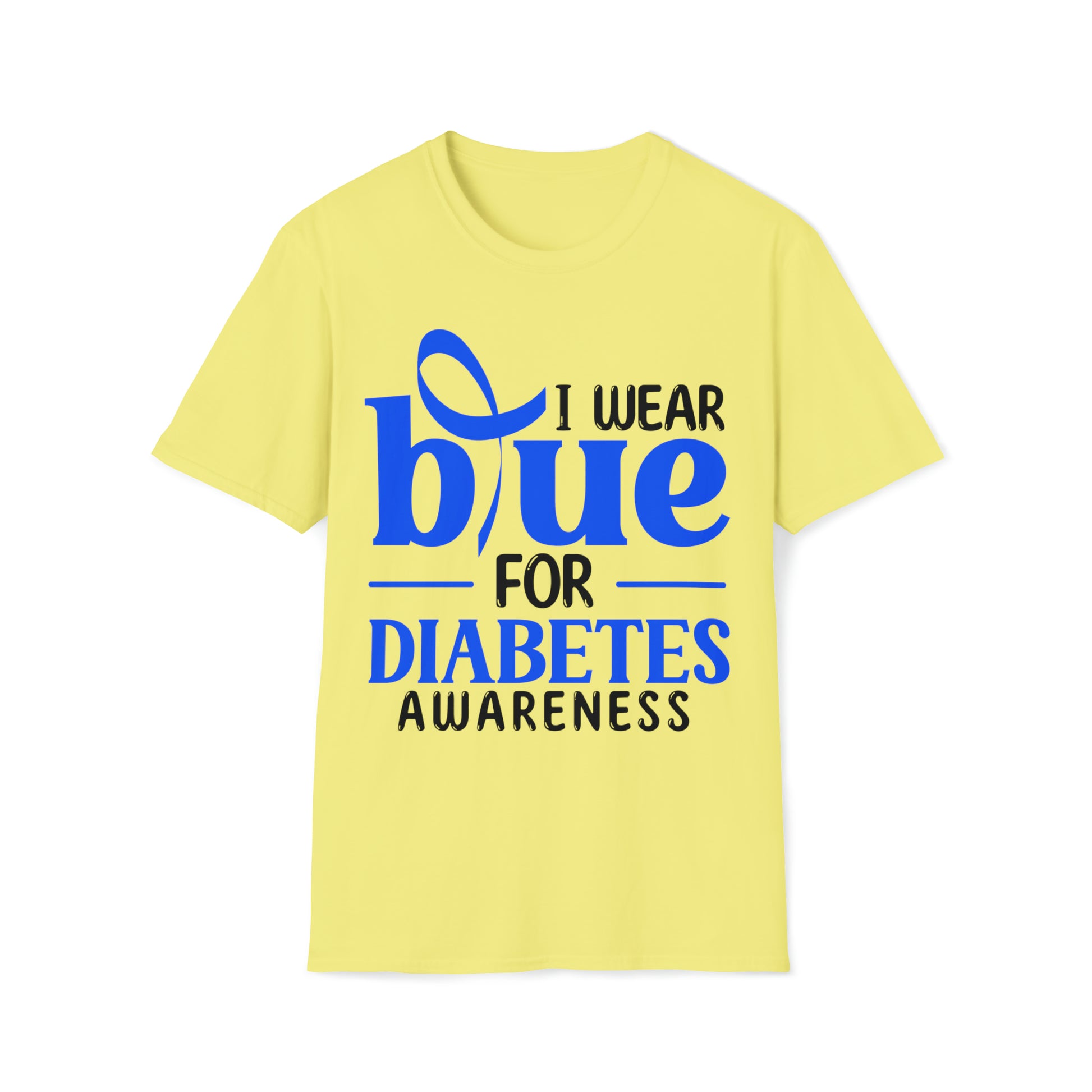 I Wear Blue for Diabetes Awareness Shirt