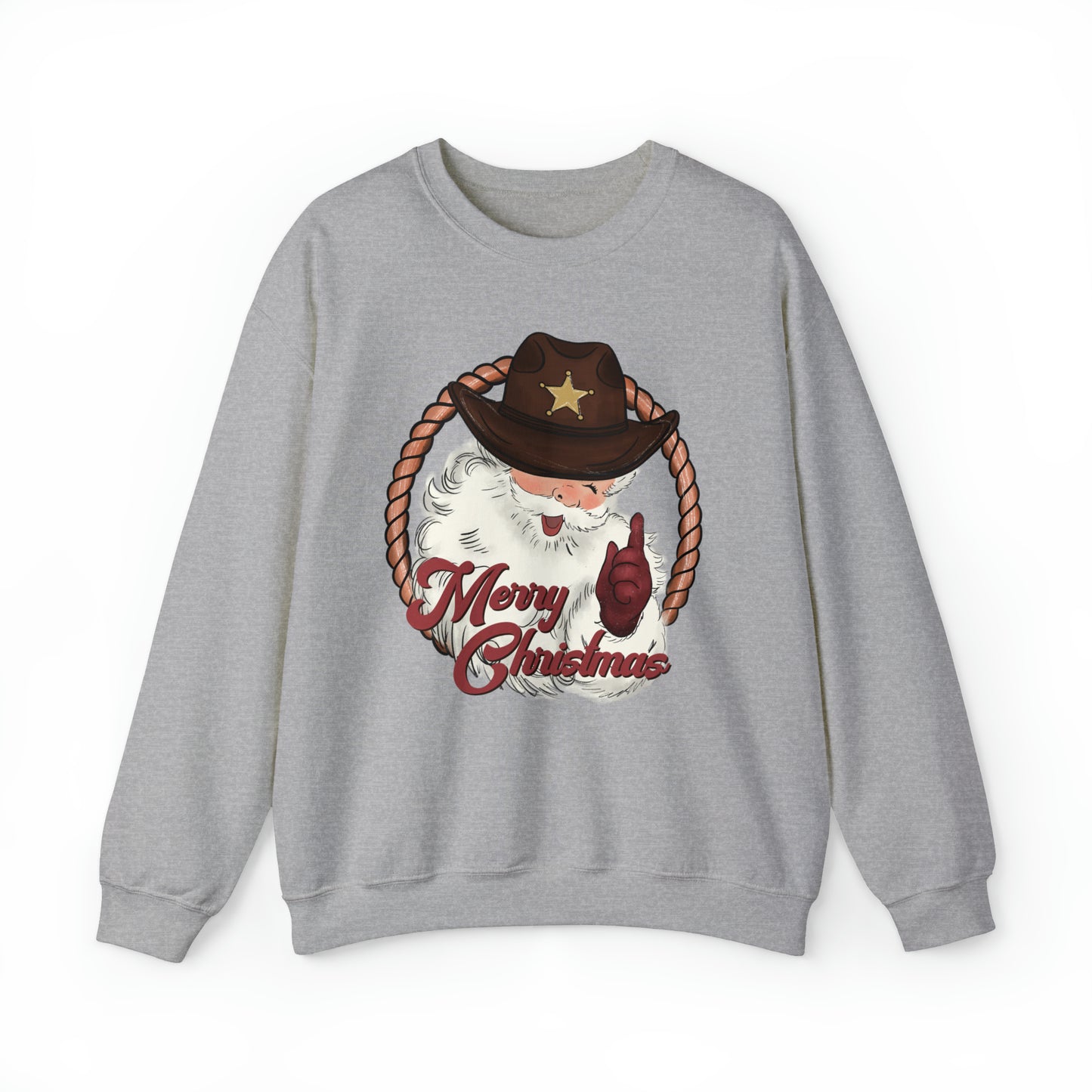 Merry Christmas Western Themed Christmas Sweater