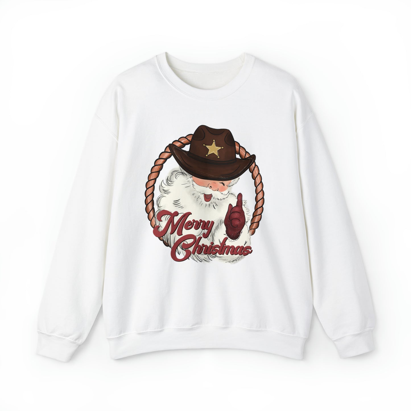 Merry Christmas Western Themed Christmas Sweater