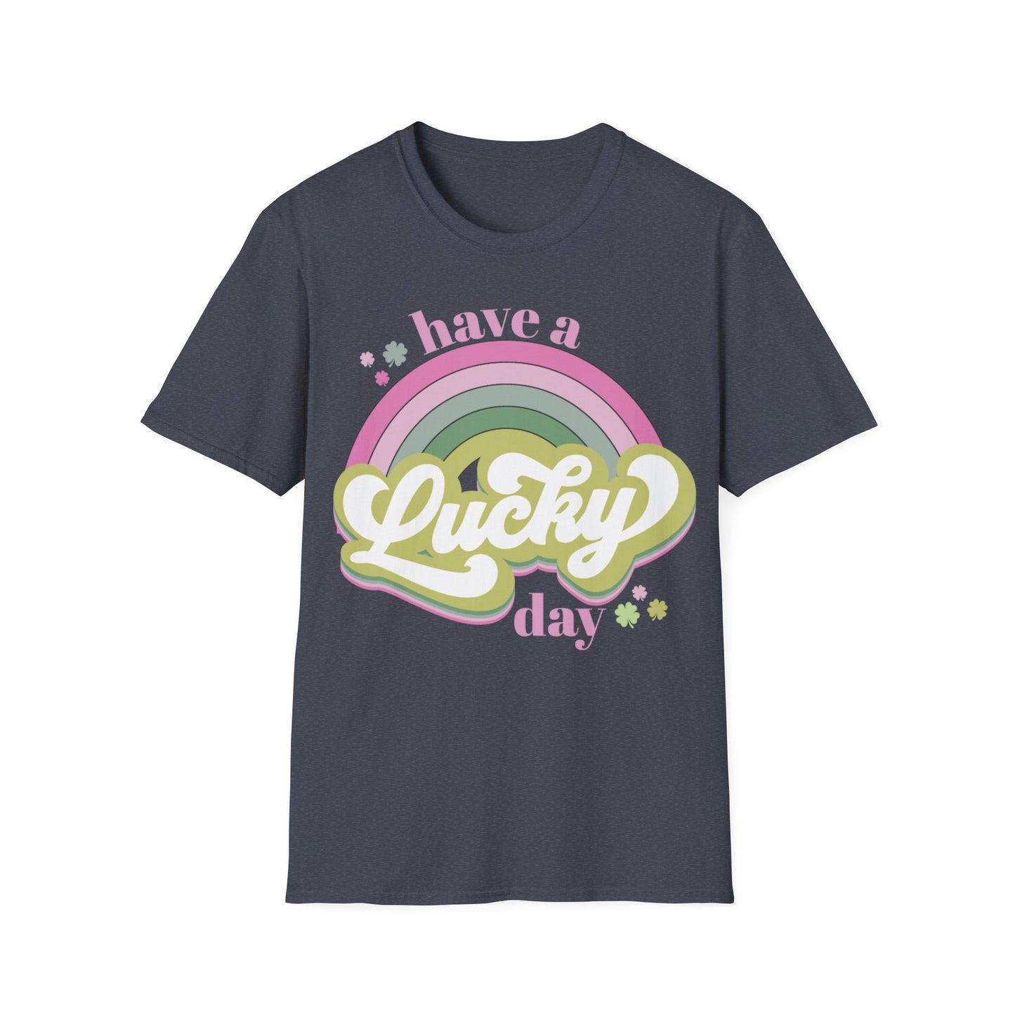 Lucky Rainbow Patty's Day Retro T-Shirt