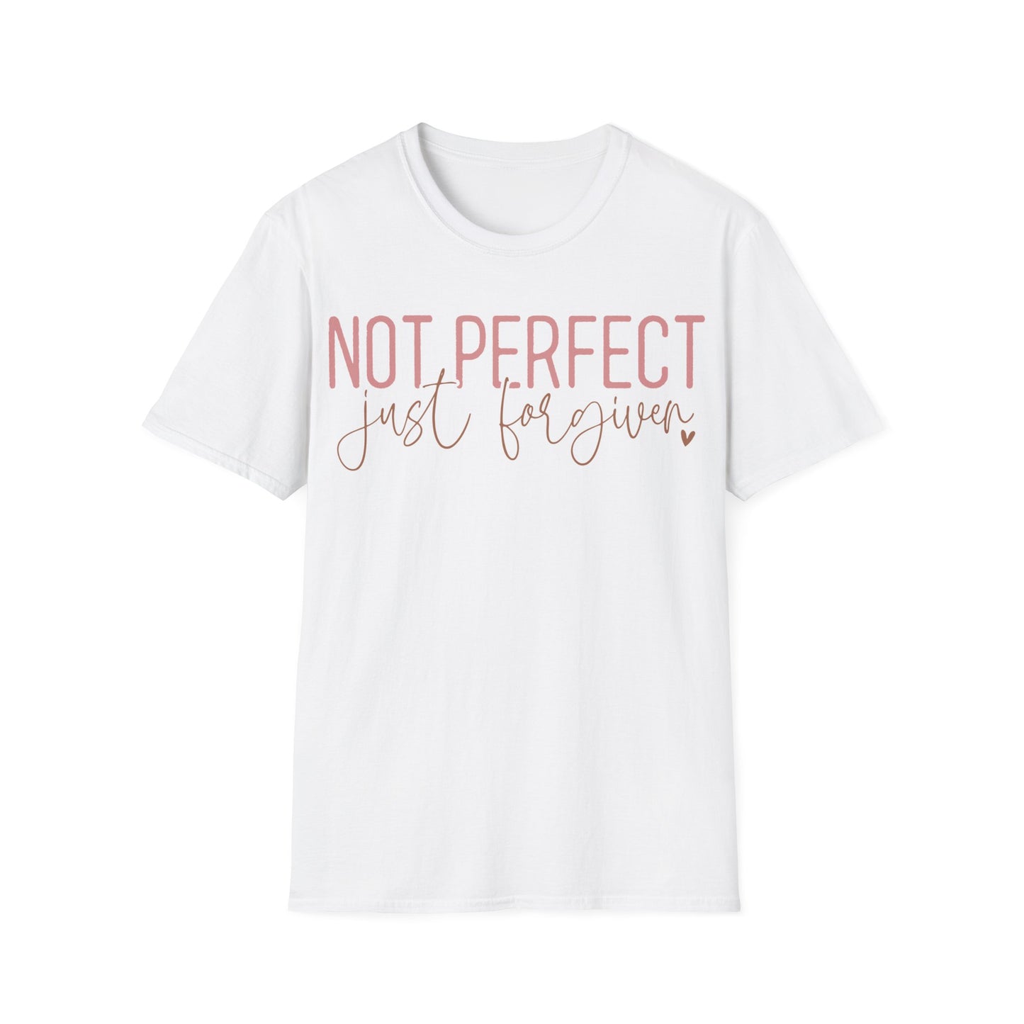 Not Perfect Just Forgiven Christian T-Shirt