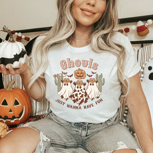 Ghouls Just Want to Have Fun Comfort Colors Halloween Shirt