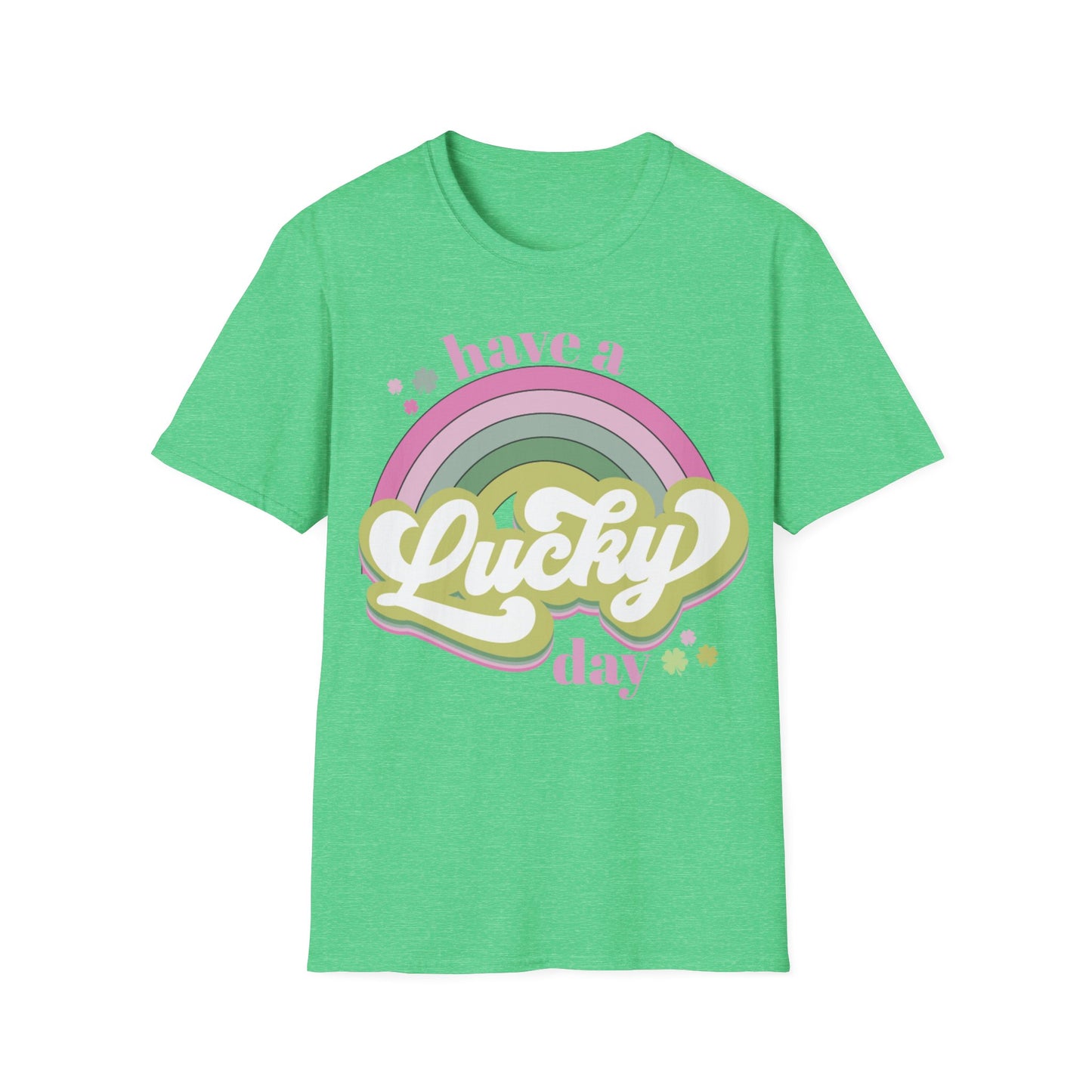 Lucky Rainbow Patty's Day Retro T-Shirt