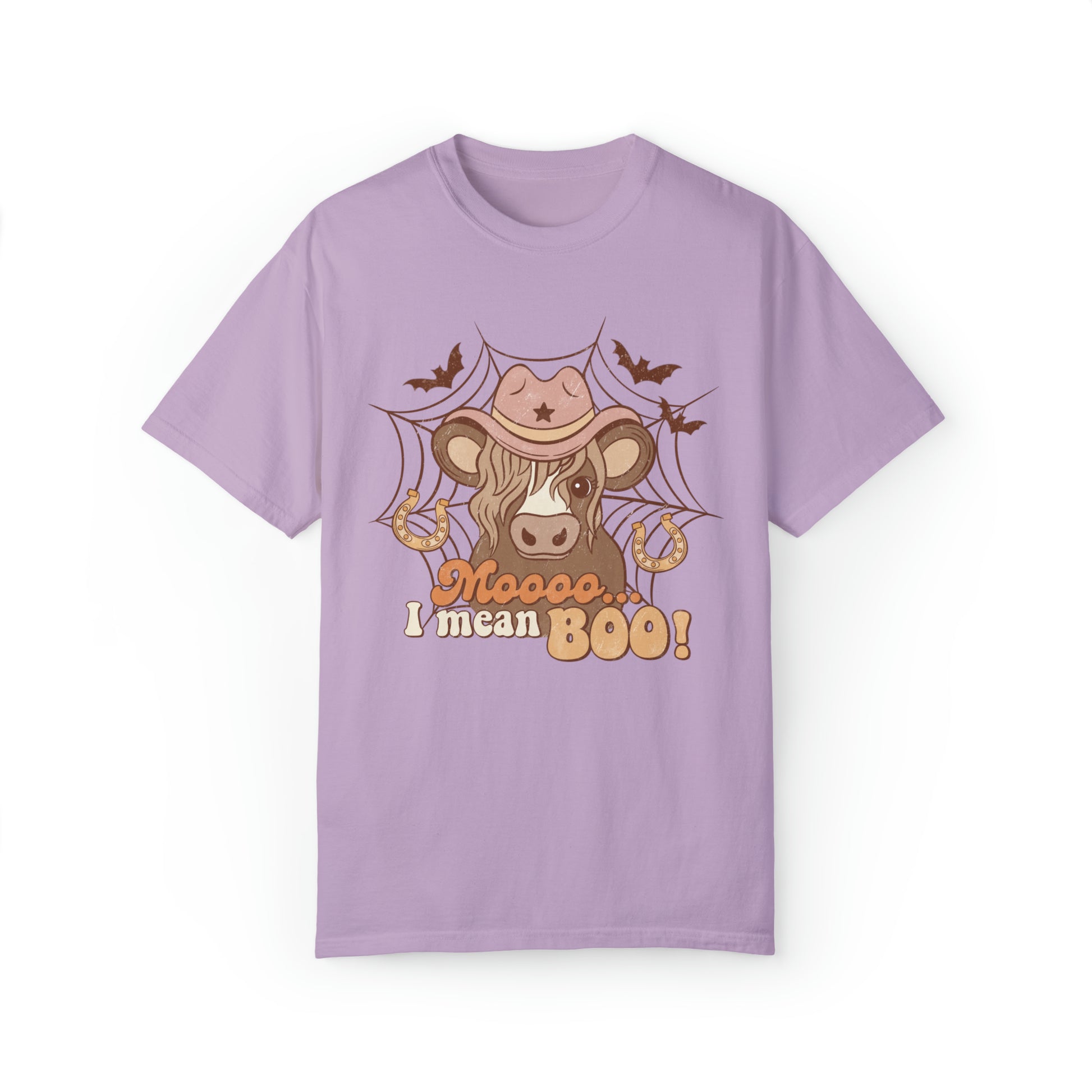 Moo, I mean Boo...Funny Cow Ghost Halloween Comfort Colors Shirt