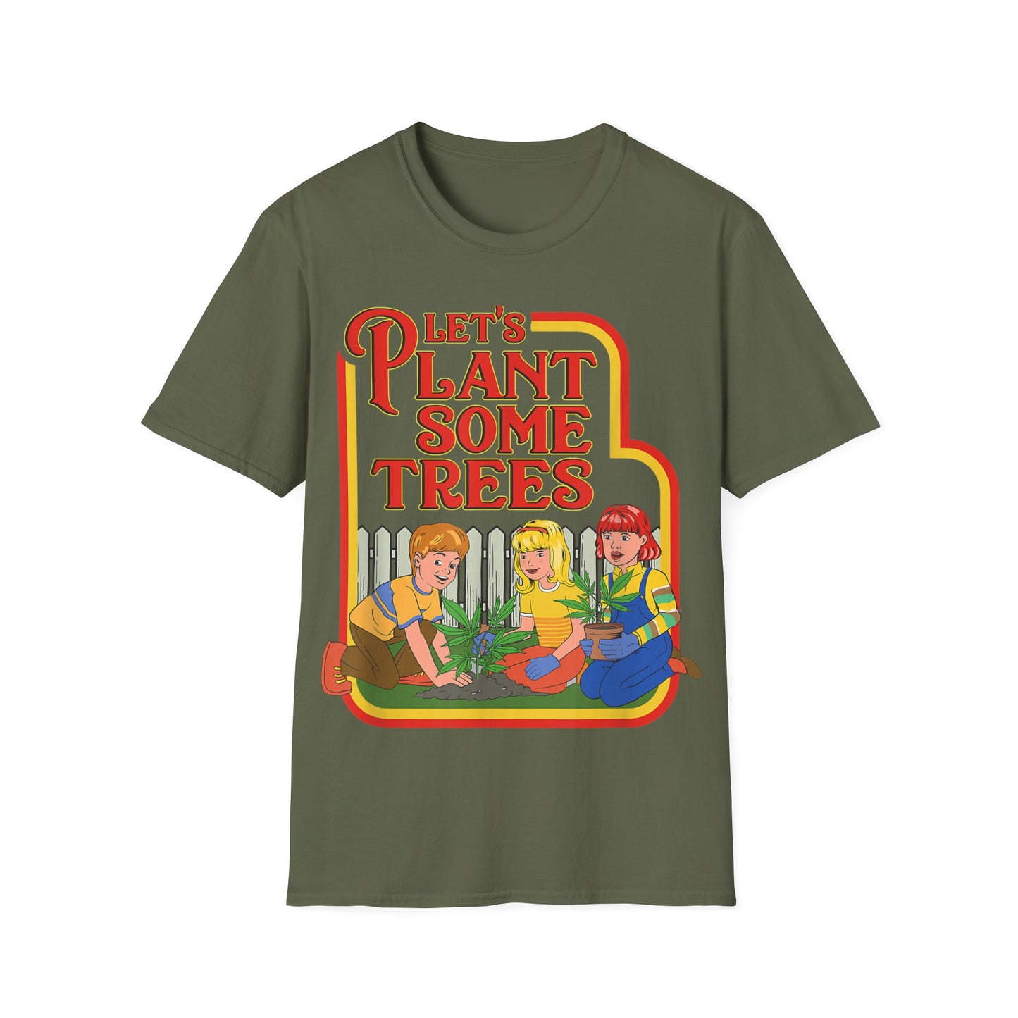 Let's Plant Some Trees Funny Stoner Shirt