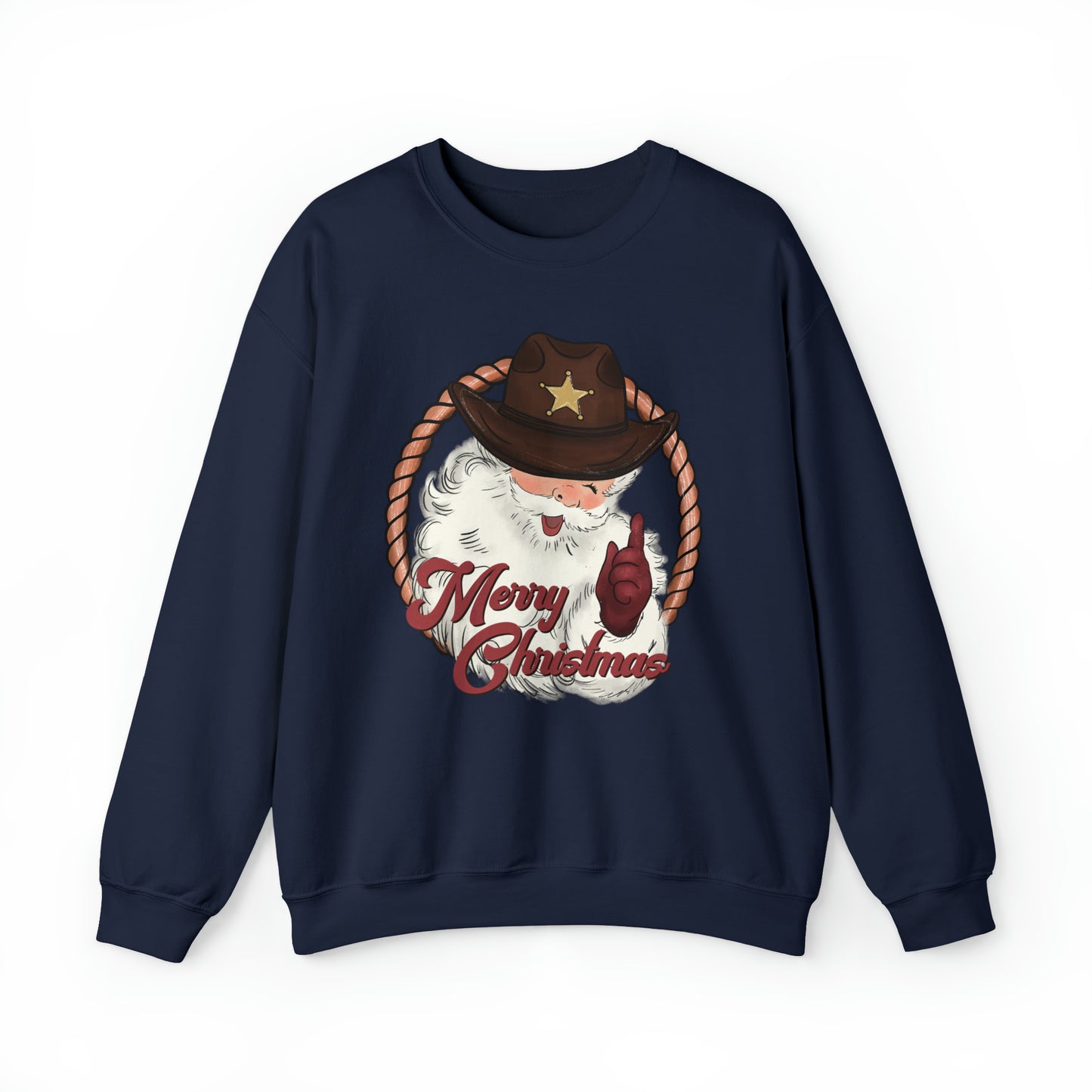 Merry Christmas Western Themed Christmas Sweater