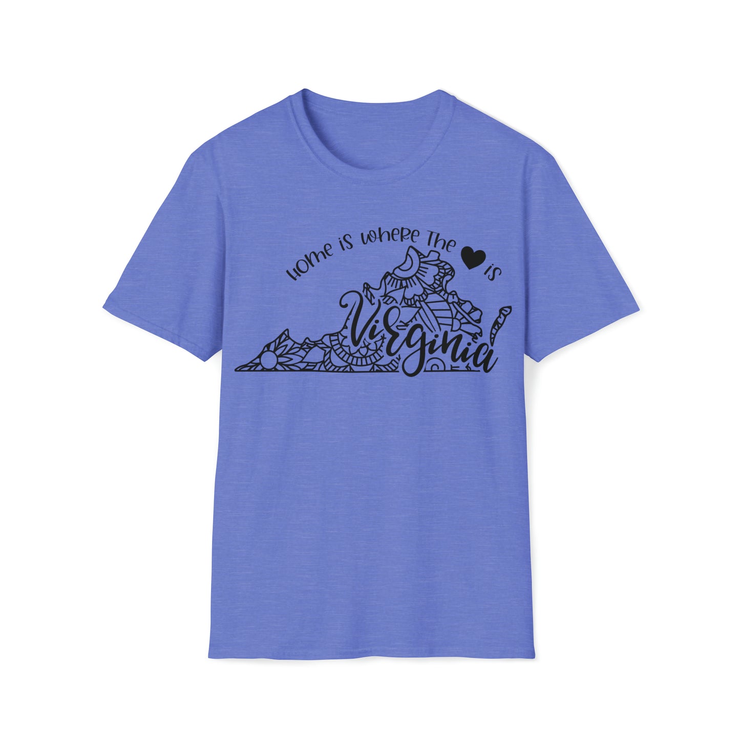 Home is Where the Heart is Virginia T-Shirt