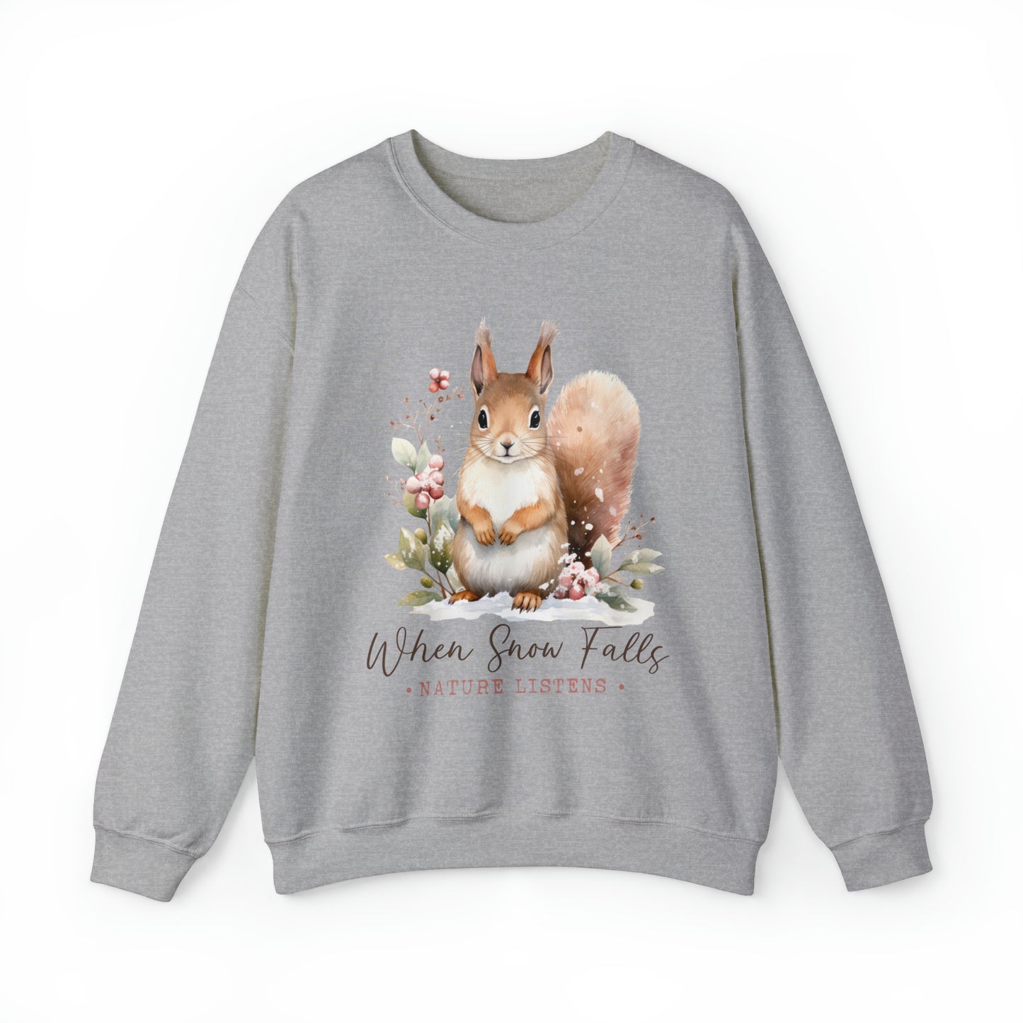 When Snow Falls Wanderlust Sweatshirt