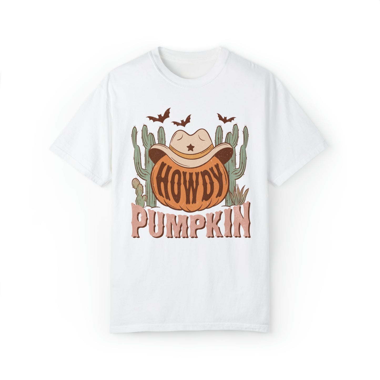 Howdy Pumpkin Western Comfort Colors Halloween Shirt