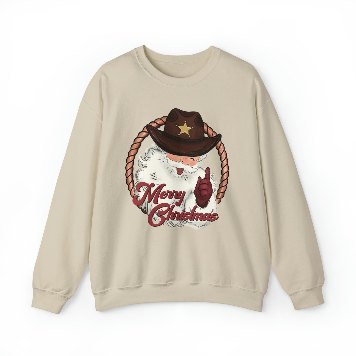 Merry Christmas Western Themed Christmas Sweater