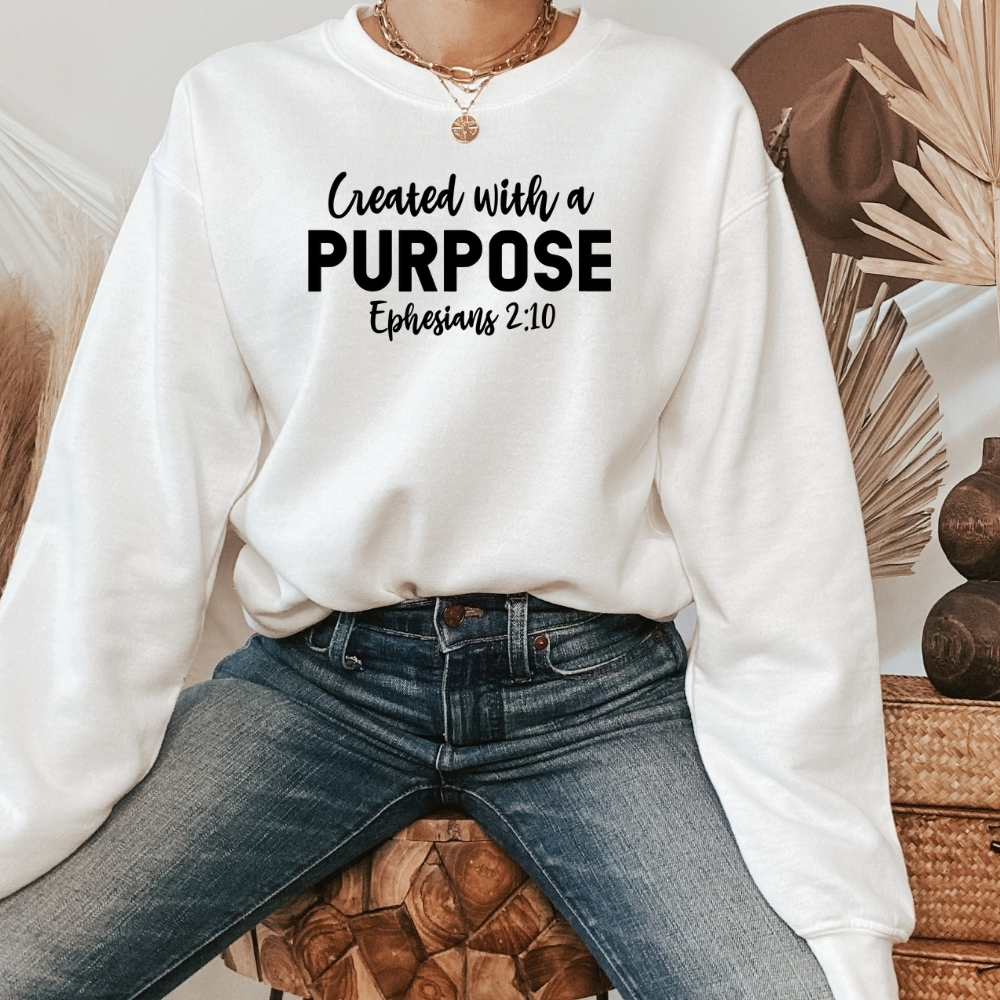 Created with a Purpose Christian Shirt