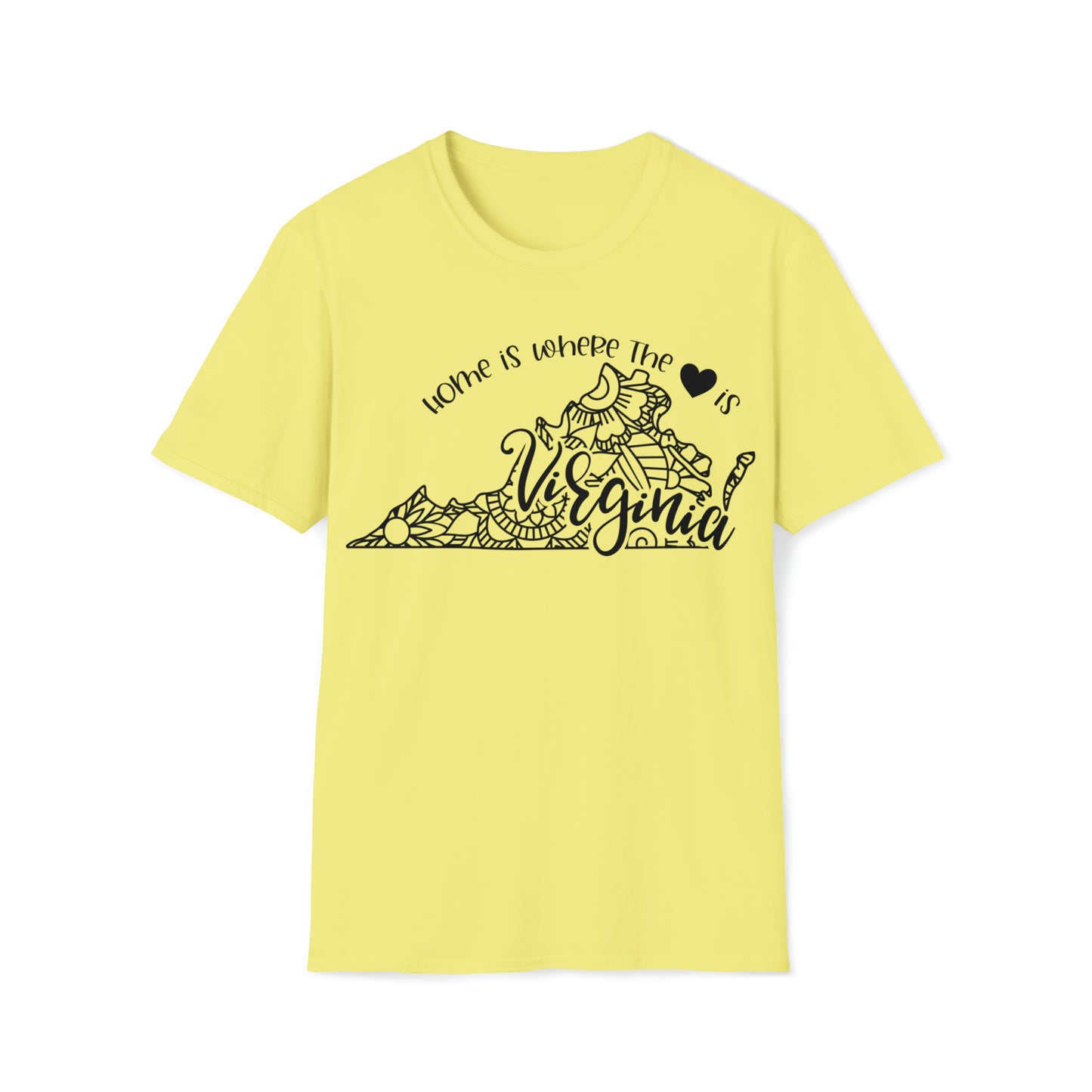 Home is Where the Heart is Virginia T-Shirt