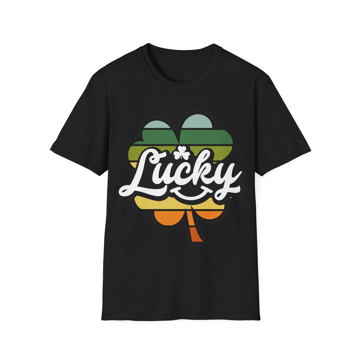 Lucky Shamrock St. Patty's Day Retro T-Shirt