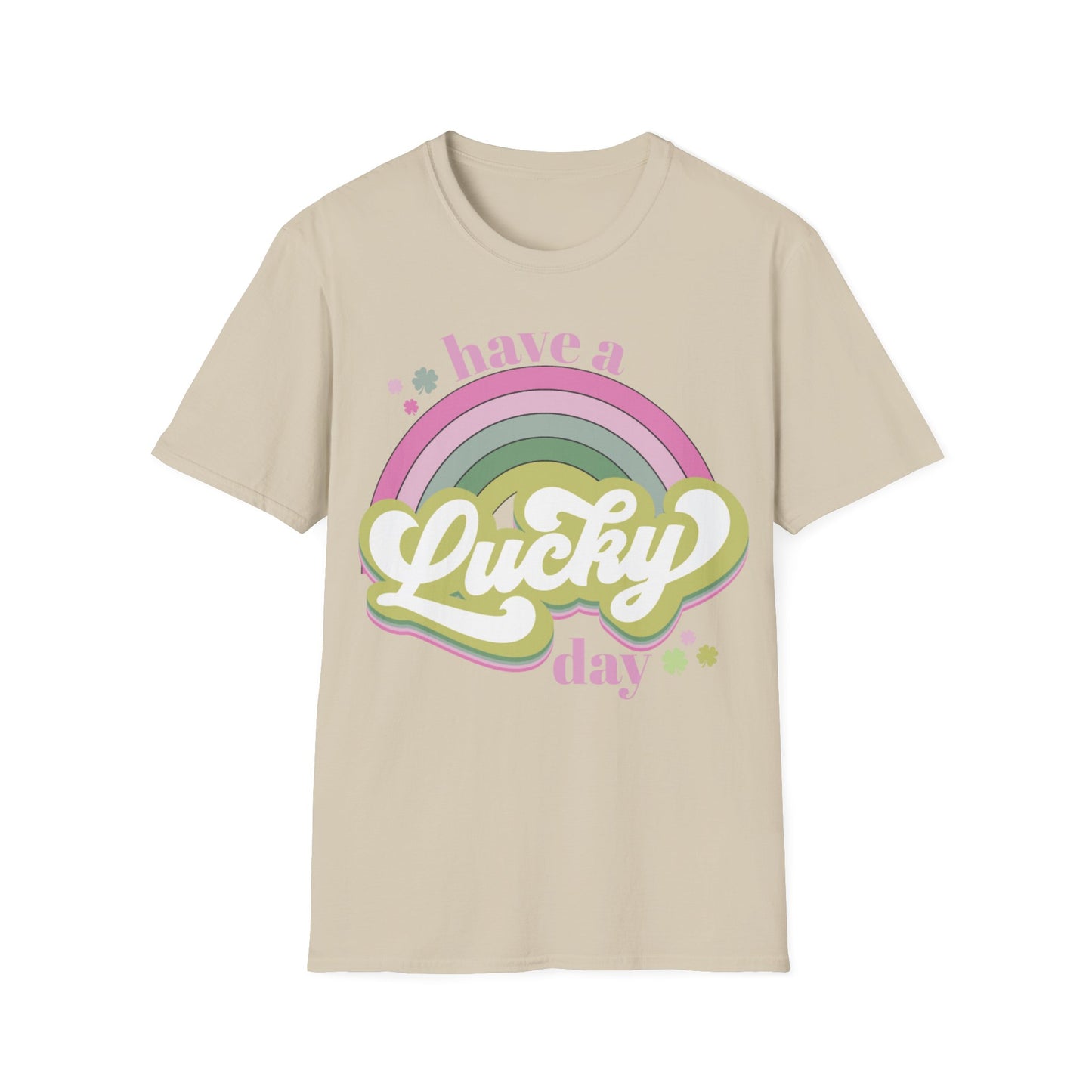 Lucky Rainbow Patty's Day Retro T-Shirt