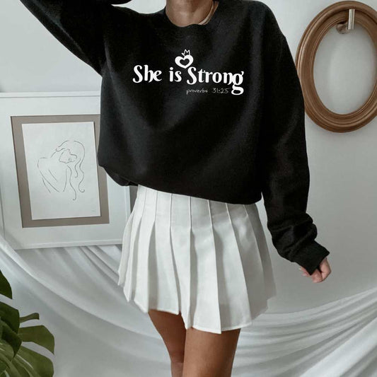 She is Strong Christian Shirt for Women