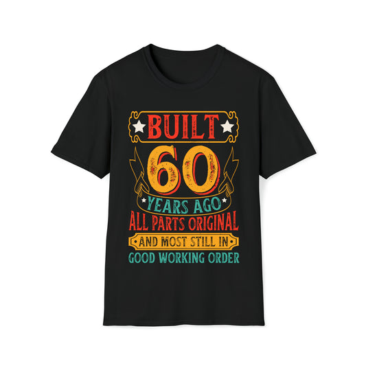 Built 60 Years Ago, 60th Birthday Shirt