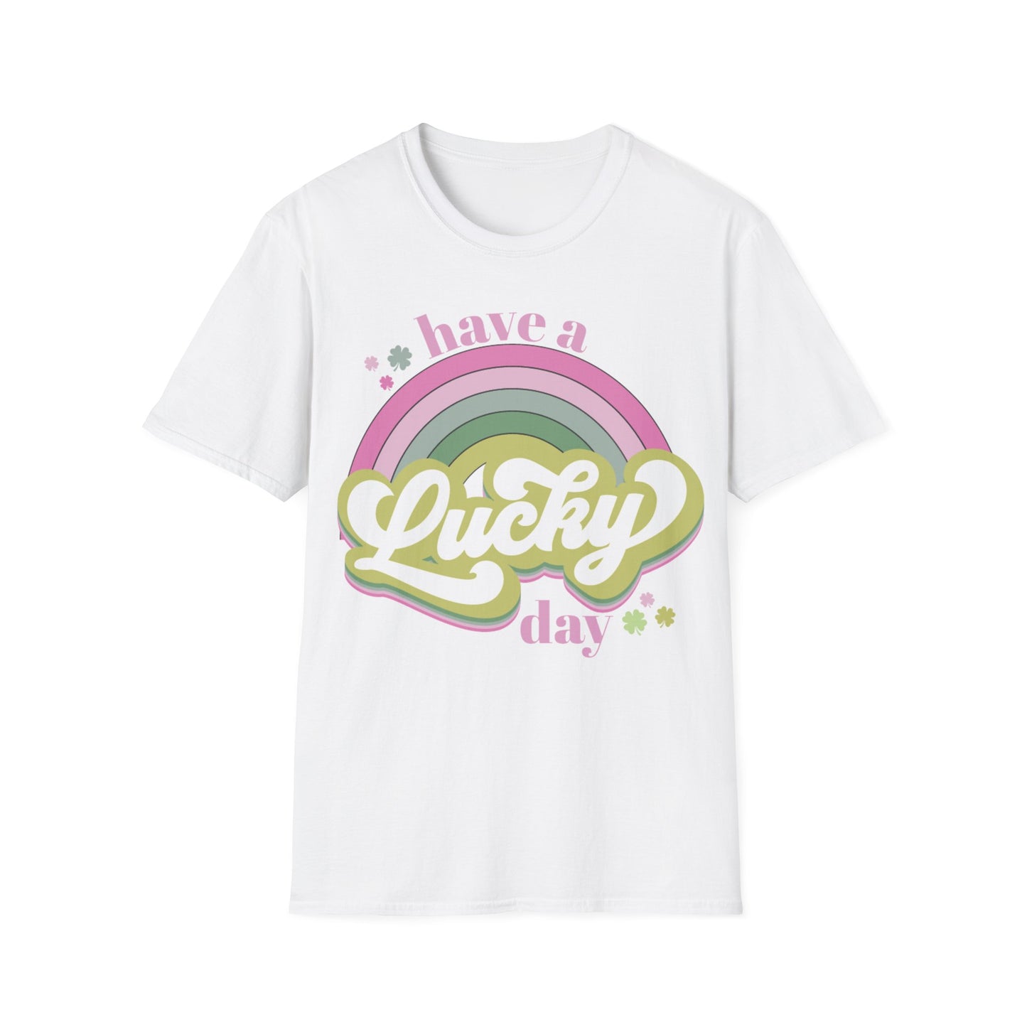 Lucky Rainbow Patty's Day Retro T-Shirt