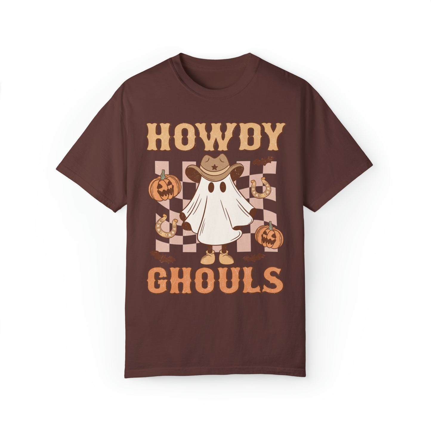 Howdy Ghouls Comfort Colors Halloween Shirt