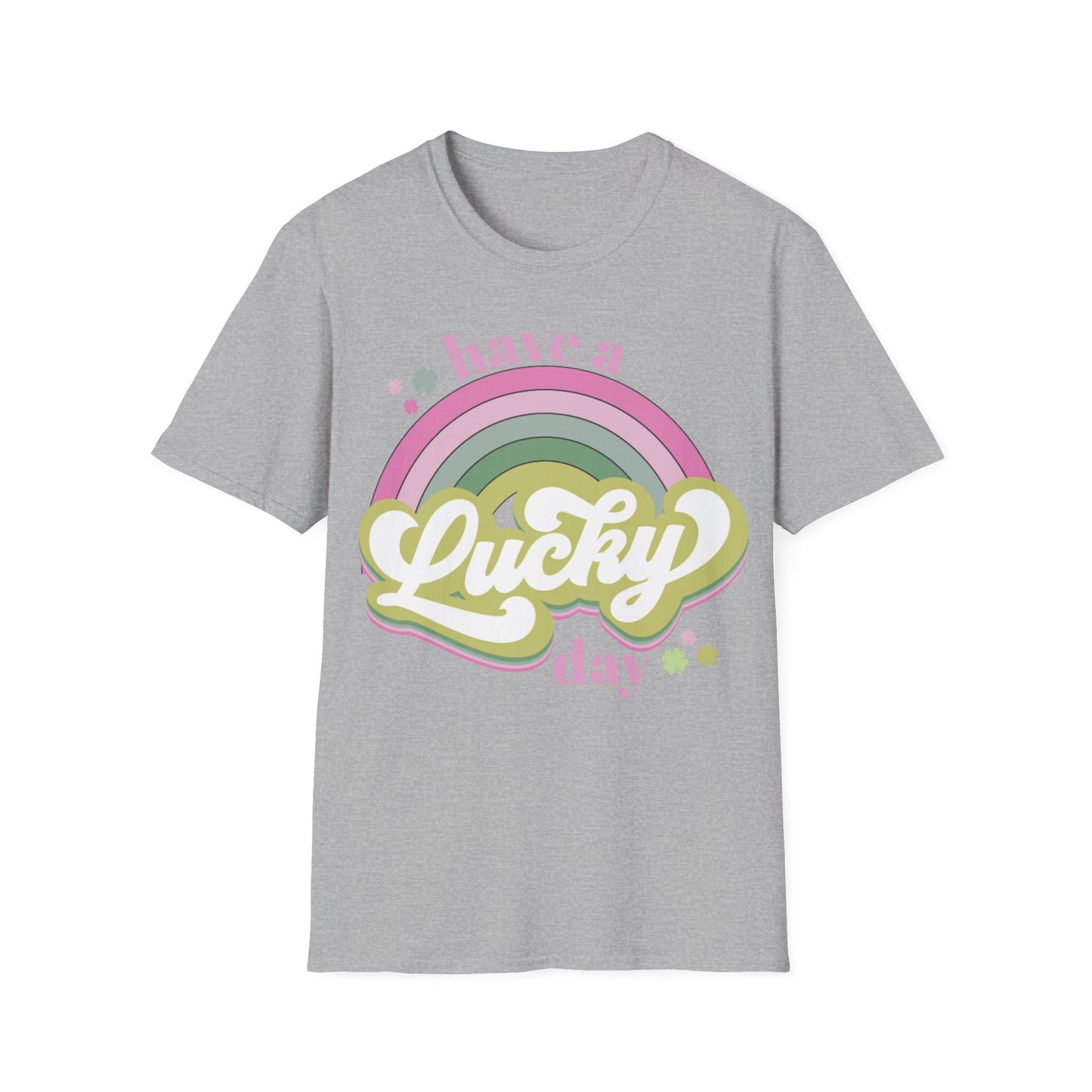 Lucky Rainbow Patty's Day Retro T-Shirt