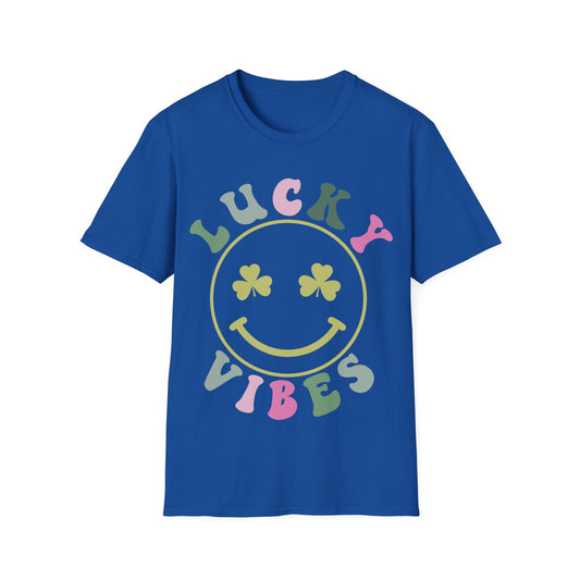 Lucky Vibes St. Patty's Day Retro T-Shirt