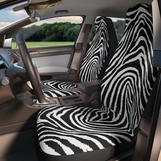 Zebra Animal Print Car Seat Cover