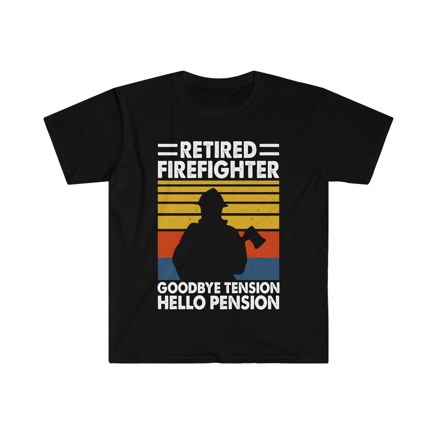 Good Bye Tension Hello Pension, Retired Firefighter Shirt