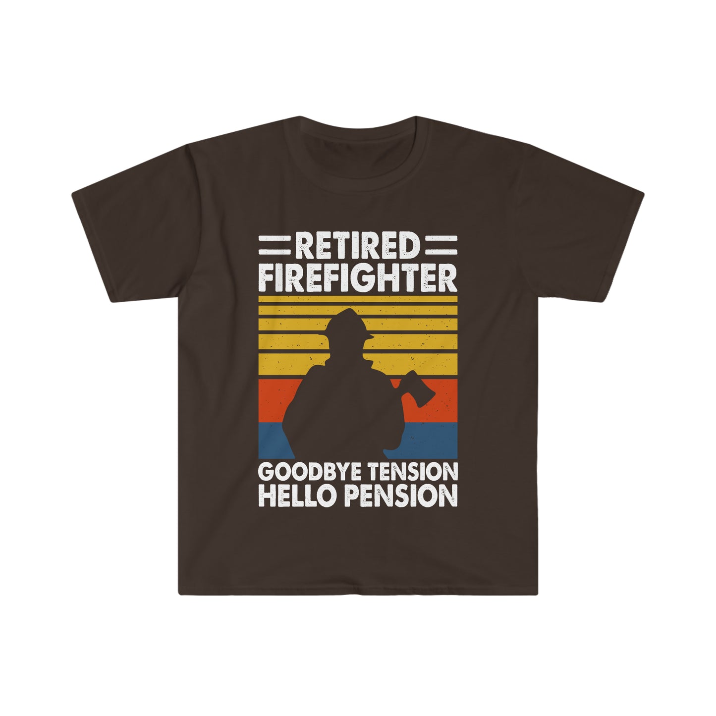 Good Bye Tension Hello Pension, Retired Firefighter Shirt