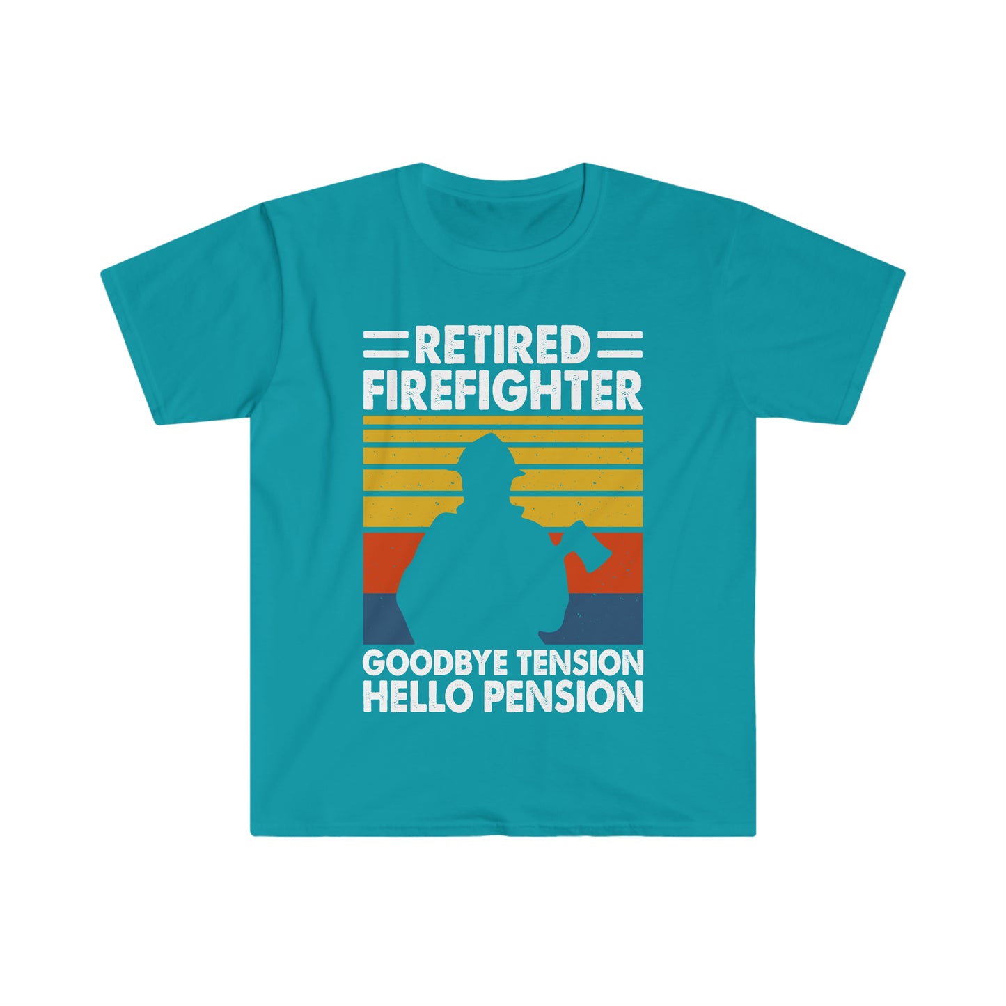 Good Bye Tension Hello Pension, Retired Firefighter Shirt