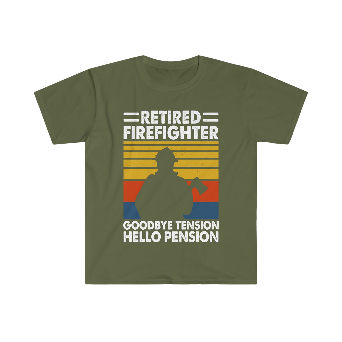 Good Bye Tension Hello Pension, Retired Firefighter Shirt