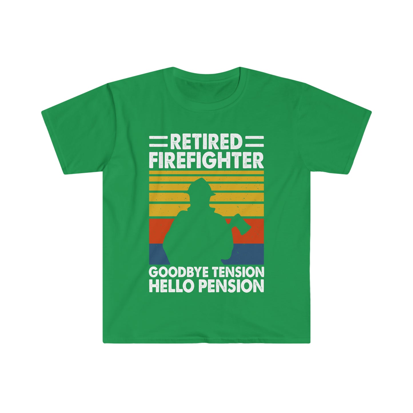 Good Bye Tension Hello Pension, Retired Firefighter Shirt