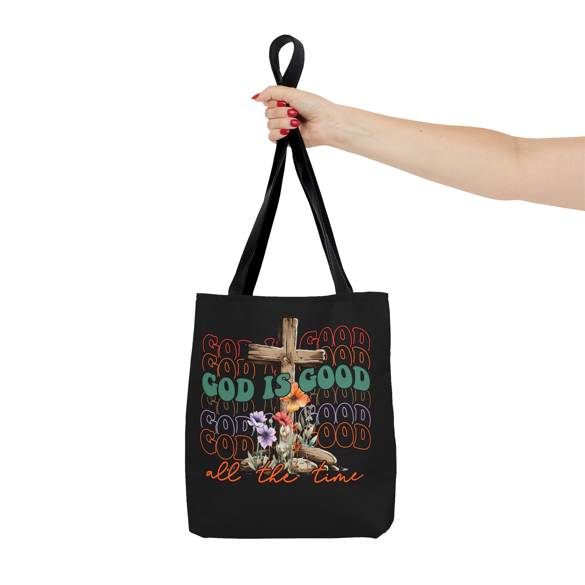 God is Good Religious Tote Bag, Christian Gifts