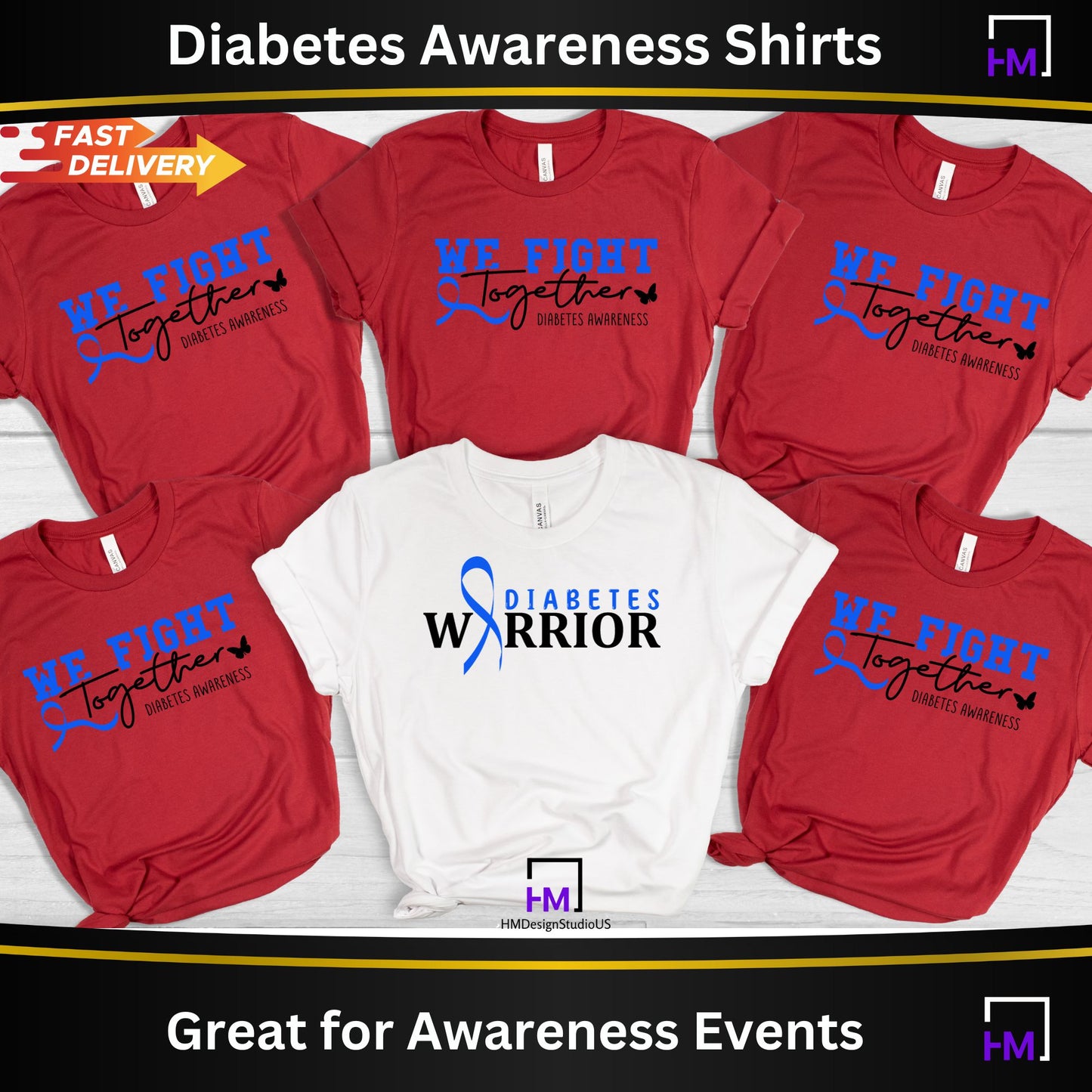 Diabetes Awareness Family Shirts