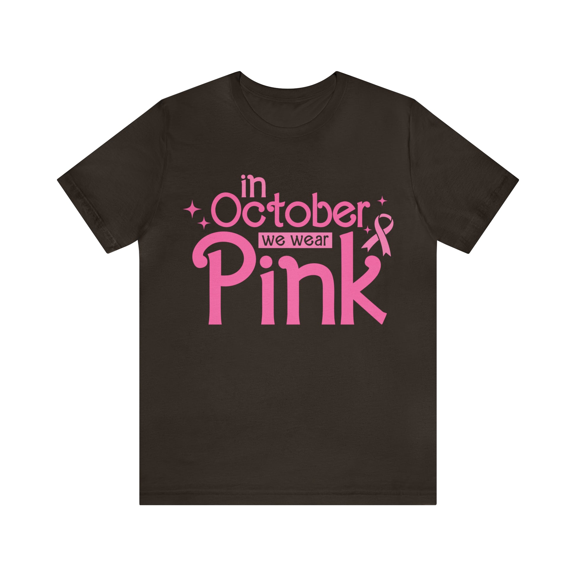 In October We Wear Pink Cancer Breast Cancer Shirt