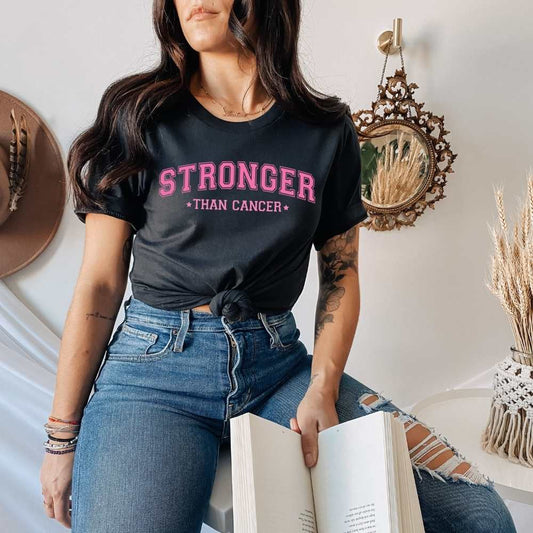 Stronger Than Cancer Breast Cancer Shirt