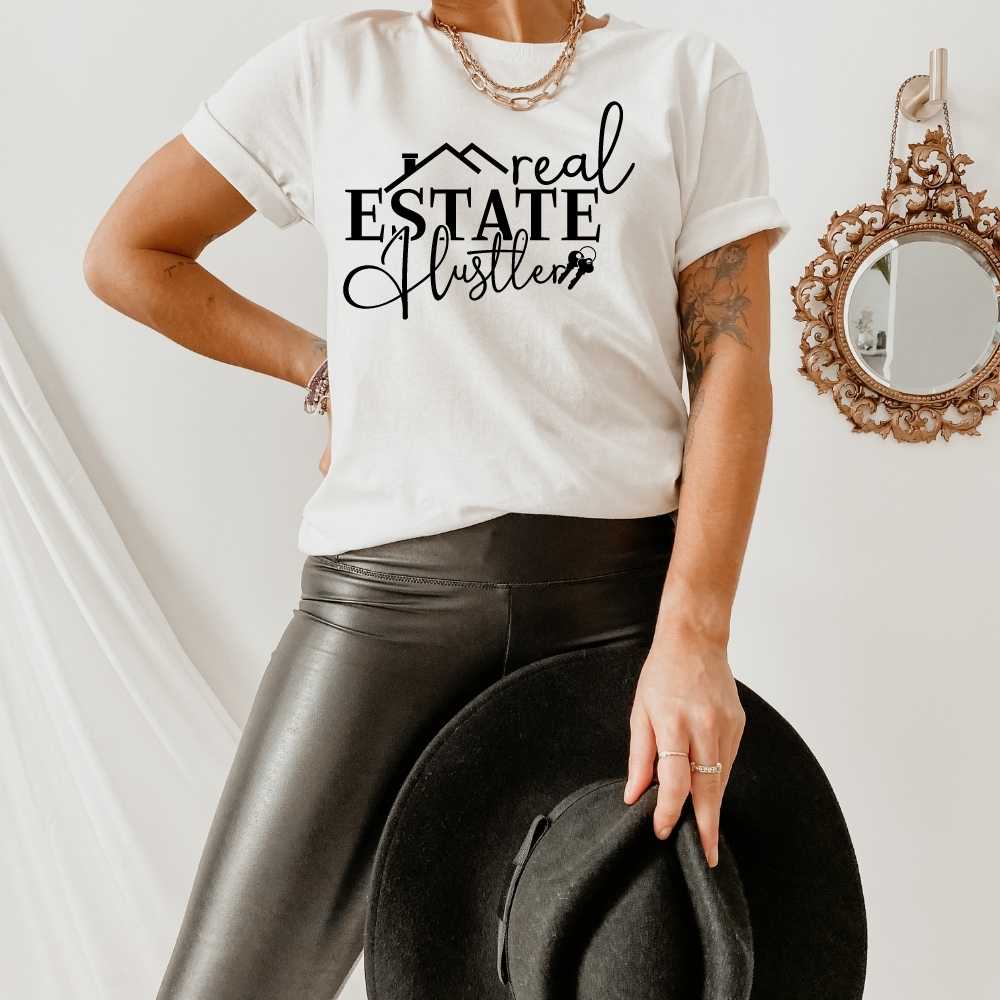 Real Estate Hustler, Funny Real Estate Agent Shirt, Great for Real Estate Marketing
