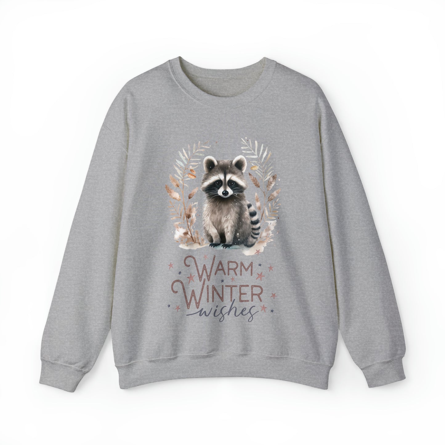Warm Winter Wishes Racoon Wanderlust Sweatshirt