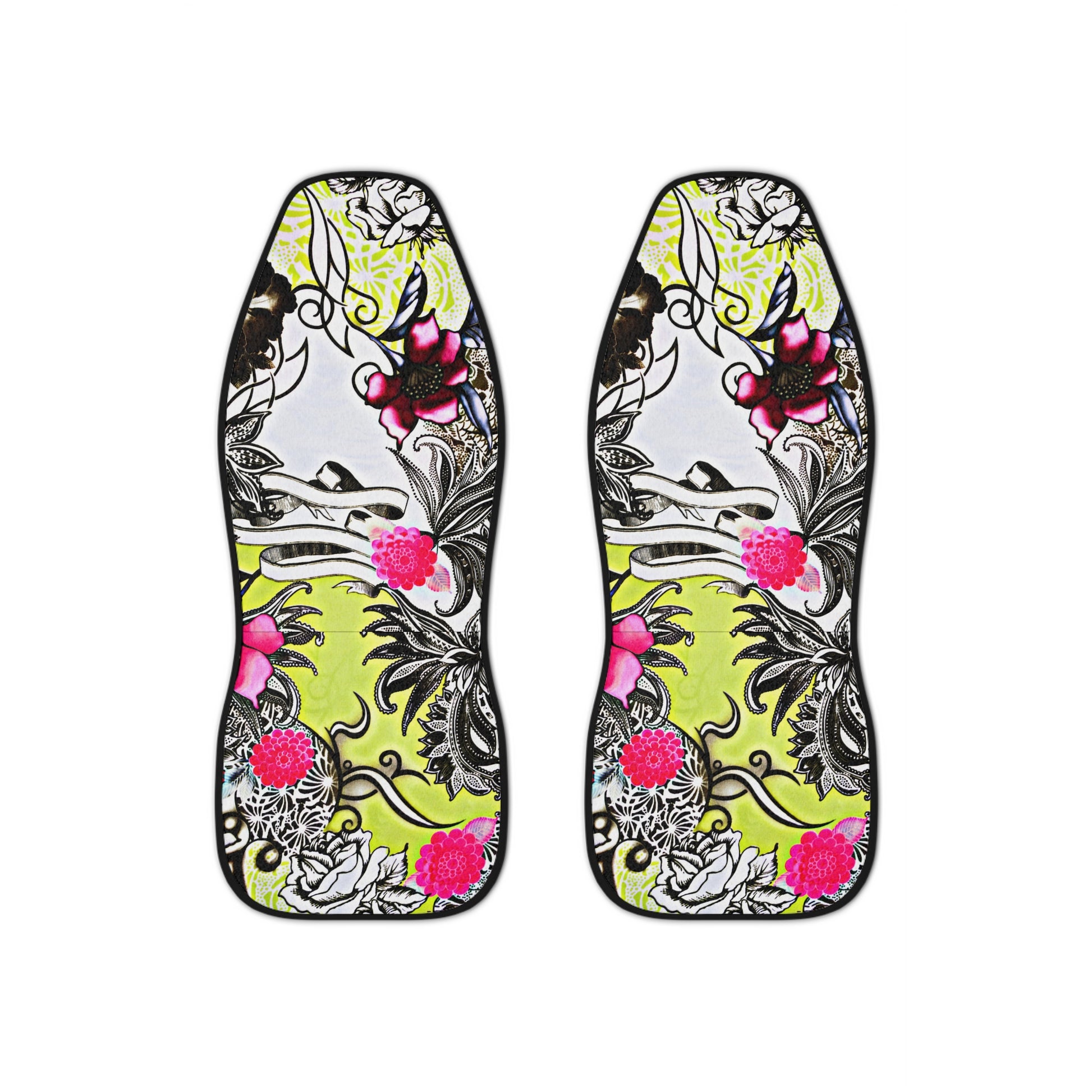 Colorful Floral Car Seat Cover