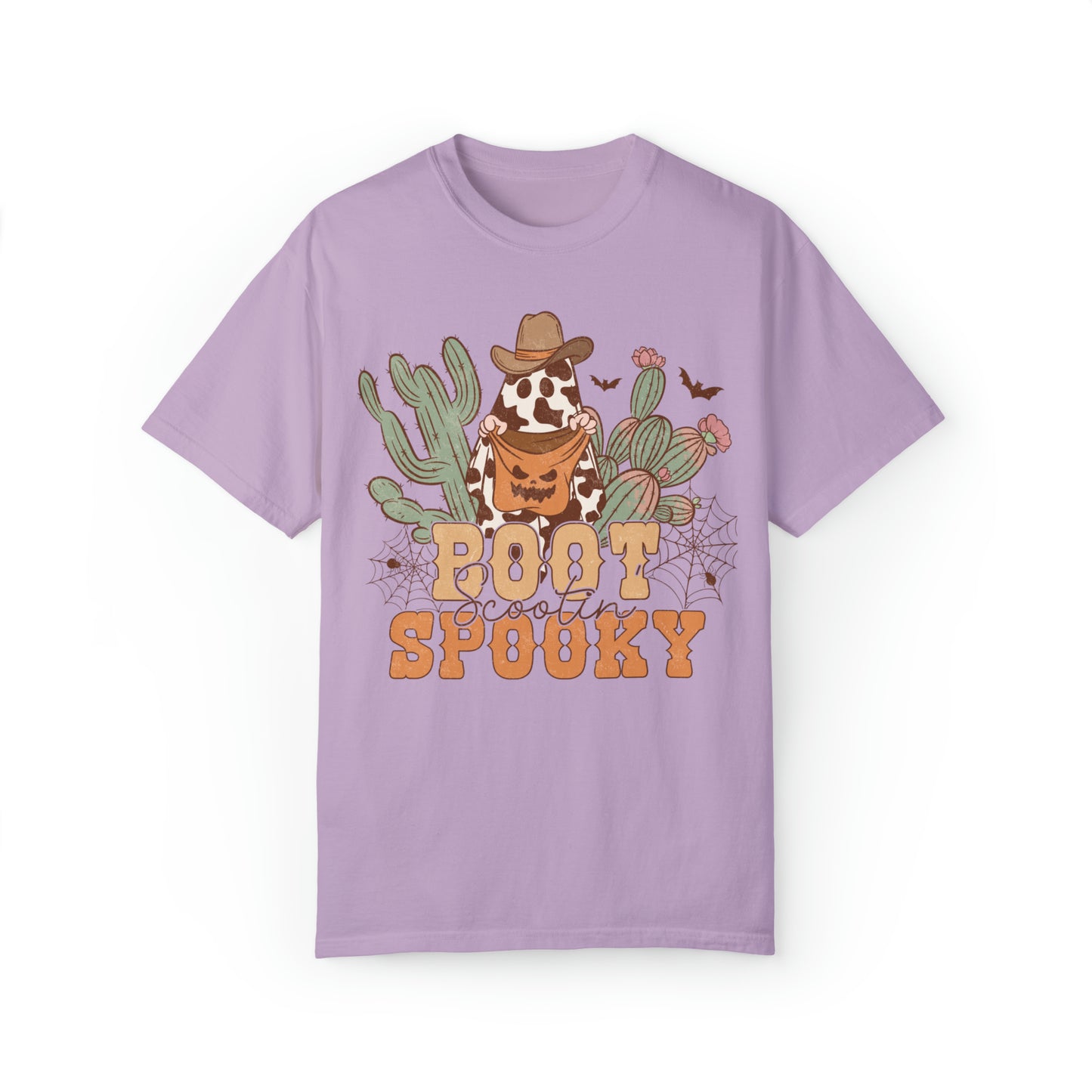 Comfort Colors Boot Scootin Spooky Country Western Halloween Shirt