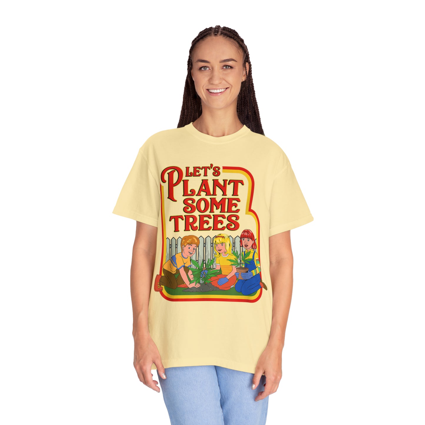 Let's Plant Some Trees, Comfort Colors Stoner Shirt