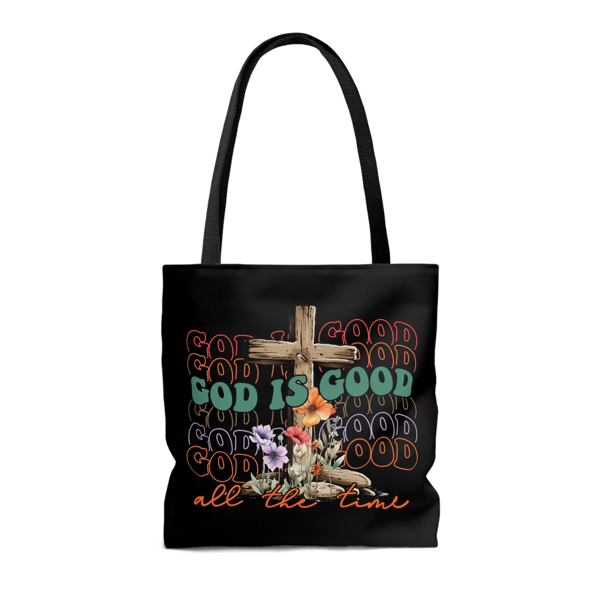God is Good Religious Tote Bag, Christian Gifts