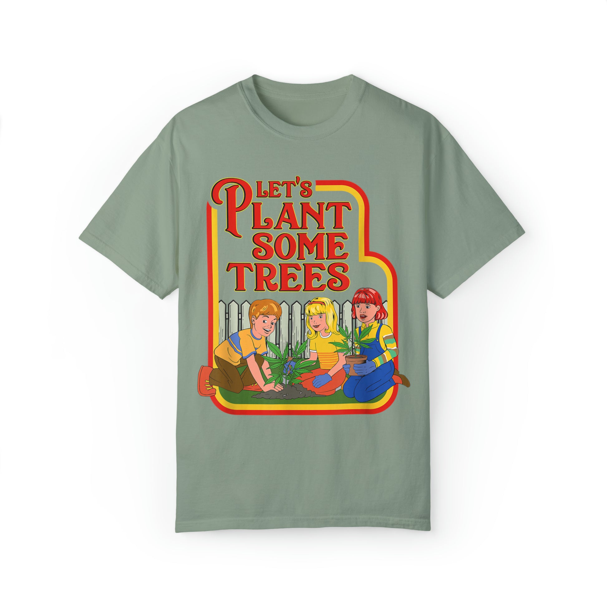 Let's Plant Some Trees, Comfort Colors Stoner Shirt